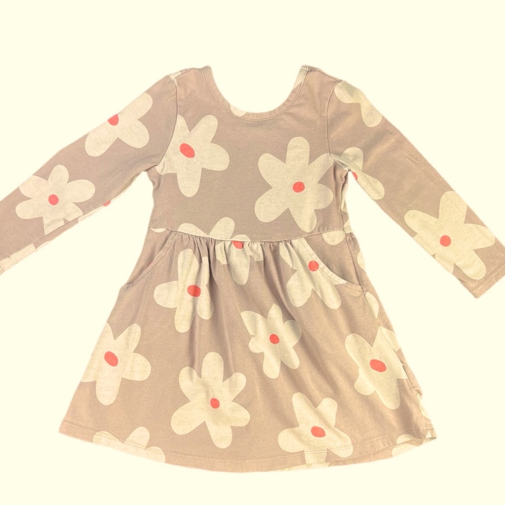 GAP Kids Casual Dress - light purple with White and Orange Flowers